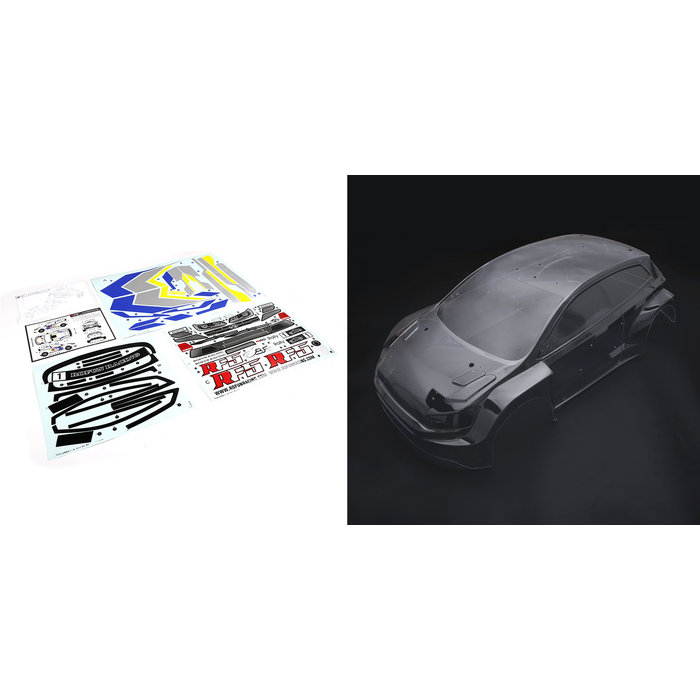 RF5 transparent car shell / RF5 clear body with body stickers