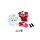 Rear Center Drive Shaft Mount for DBXL/DBXL2.0 and MTXL in color red and silver