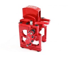 GTBRacing CNC Aluminum Alloy Center Diff Differential Mount & Adjustable Calipers for 1:5 Scale RC Gas Car 1/5 LOSI MTXL in silver and red