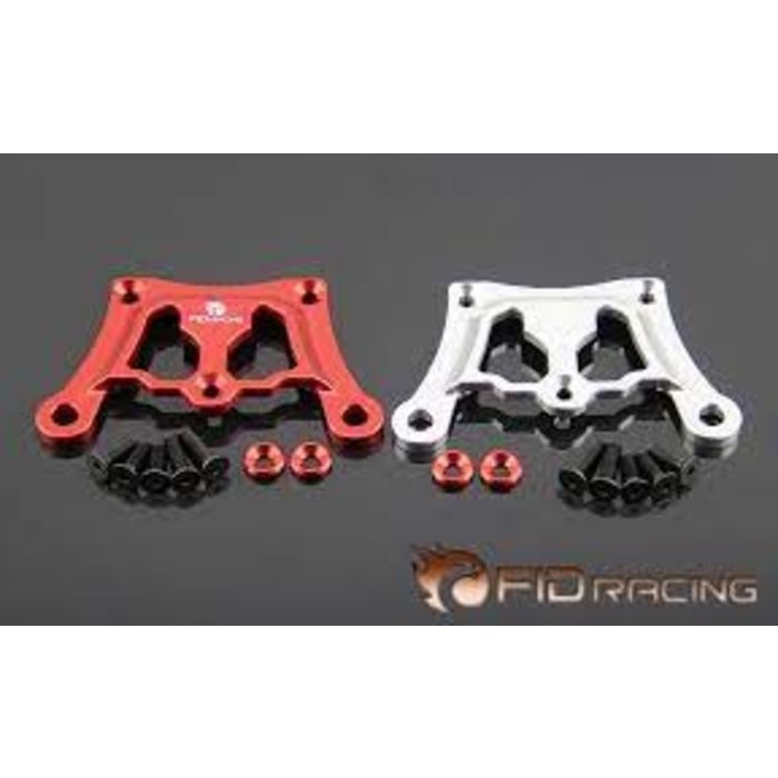 FIDRacing Fid Racing Front top chassis brace   in red and silver