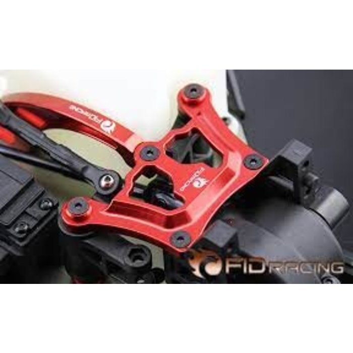 FIDRacing Fid Racing Front top chassis brace   in red and silver