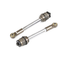 BAHA CNC metalen 10 mm voor schokdemperstang compleet (in rood, zilver of titanium)