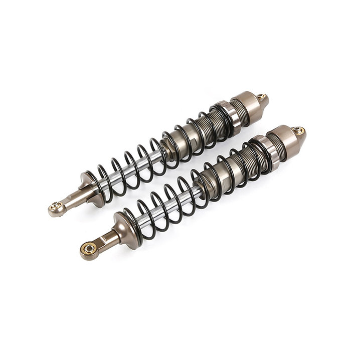 RovanSports  Baha CNC HD 10mm Rear Shock Absorber (2pcs) in red, silver or titanium