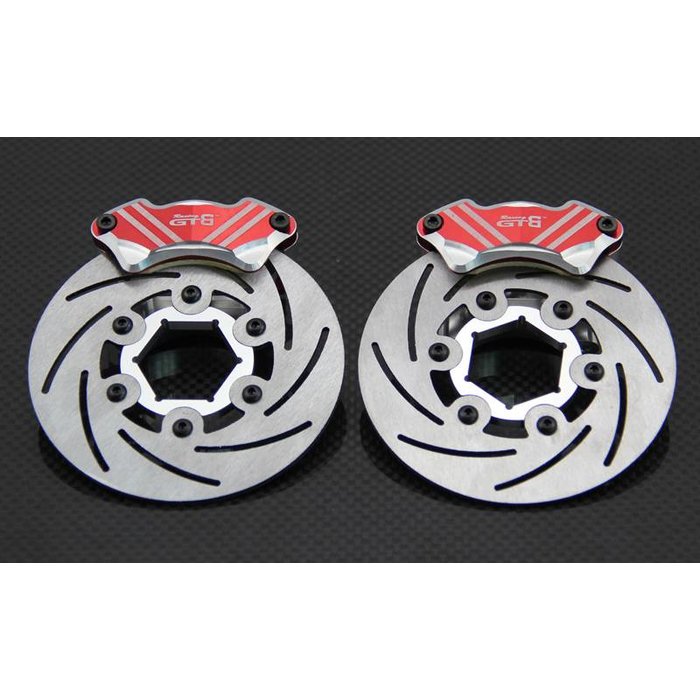 GTBRacing GTB Front hydraulic brake V2 with 4 piston (including 2 pcs front extenders)