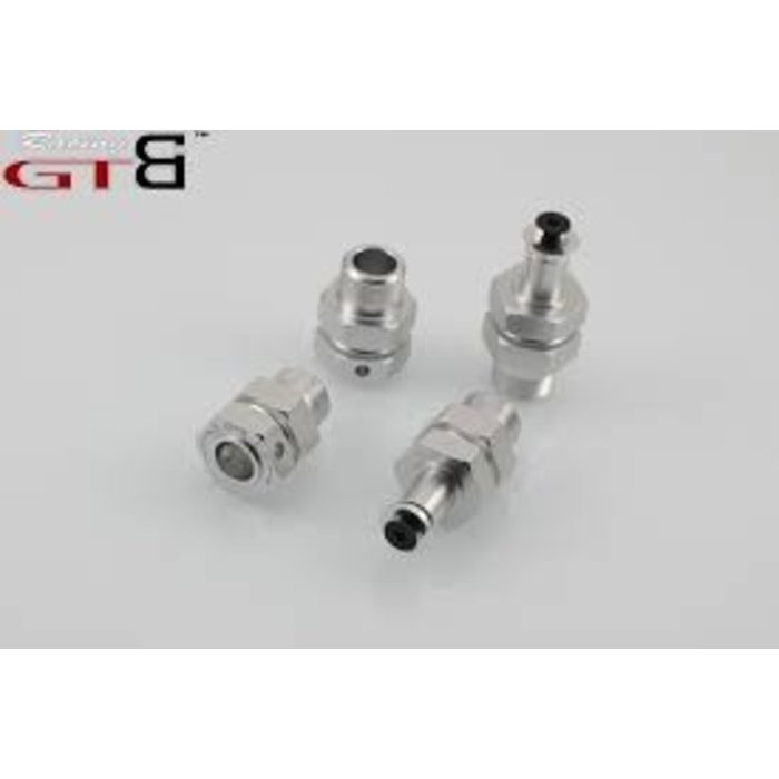GTBRacing GTBRacing Extended front en rear hex hub (4pcs) in silver or orange