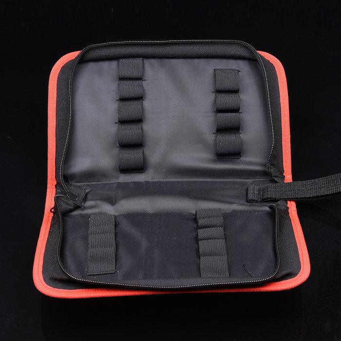 RNA Tool Fabrics Schwarz/Rote Werkzeugtasche