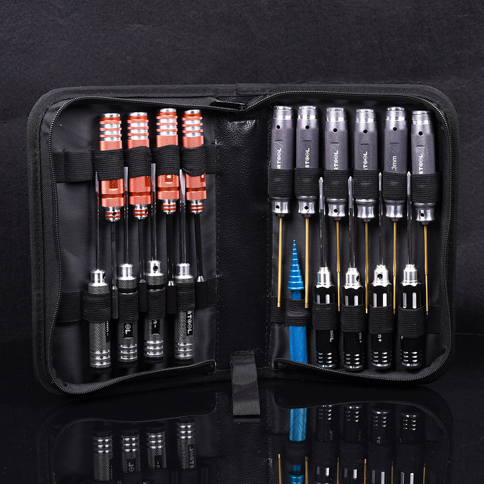 RNA Tool RNA Tool Black Cat 5518 IMax gereedschapstas inclusief 19-delige set