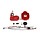 Electric starter for fuel engines in two models and in two colors