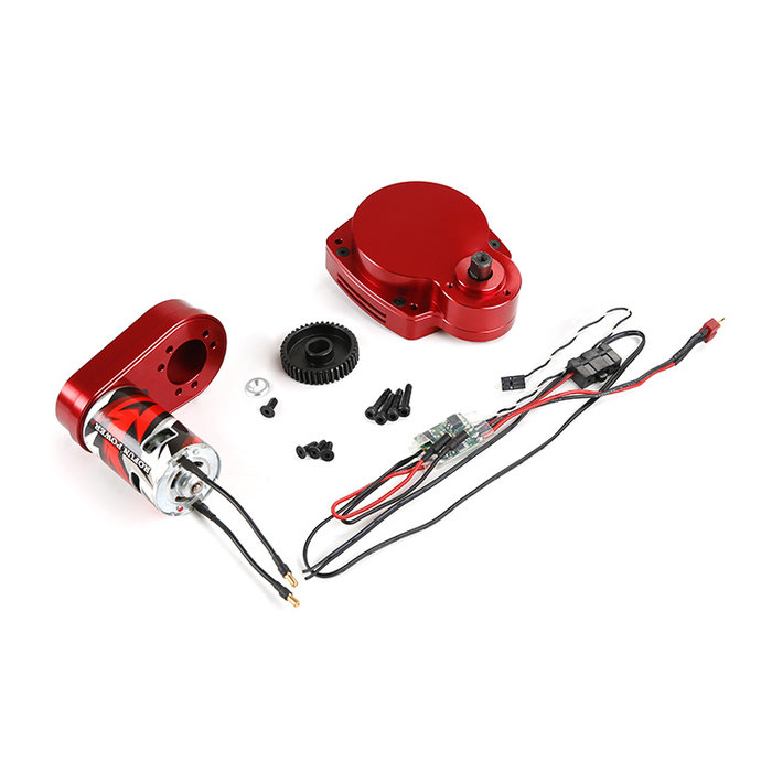 Electric starter for fuel engines in two models and in two colors