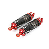 RovanLosi LT / Losi 5ive CNC Metal front shock absorber assembly with tower dust sleeves 2pcs in colour Red, Blue or Titanium