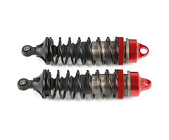 RovanLosi LT / Losi 5ive torenvormige stofkap schokdemper voorzijde 2st. (verkrijgbaar in rood, blauw en titanium)