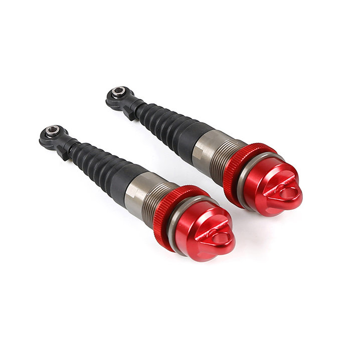 RovanLosi LT / Losi 5ive torenvormige stofkap schokdemper achterzijde 2st. (verkrijgbaar in rood, blauw en titanium)