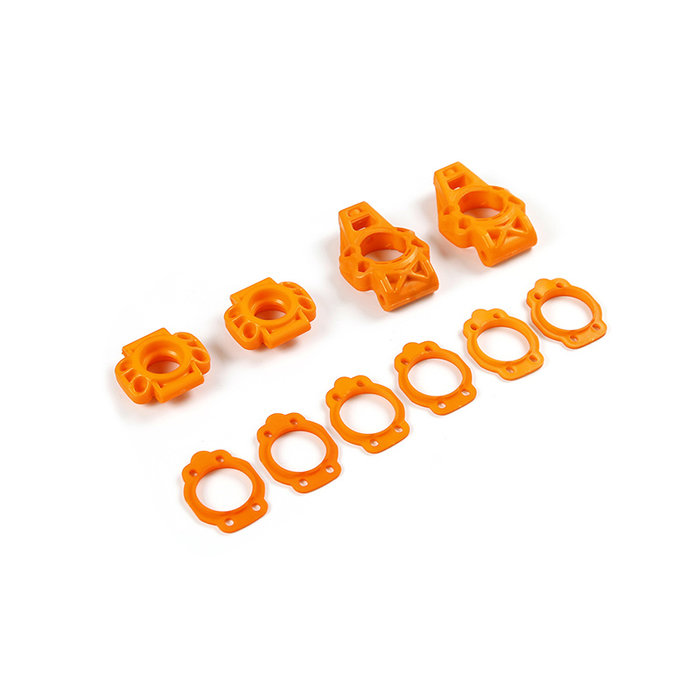 RovanSports BAHA HD Nylon Hinterradnabenträger-Set / rear hub carrier set (ohne Schrauben) in verschiedenen Farben