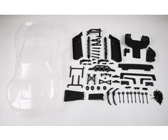 RovanSports Conversion kit for a BAHA 5B (Baja) to a BAHA 5T (truck) - This is a set with a transparent body and set of wheels (part. 95158 en 95159 or 85101)
