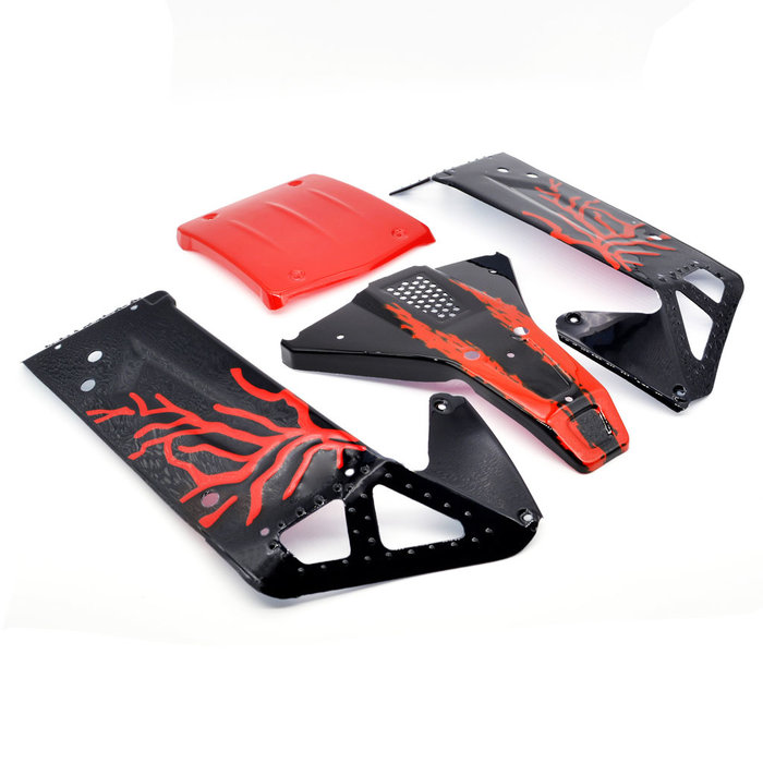 ZD Racing Body shell rood