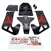 ZD Racing Body shell  Schwarz