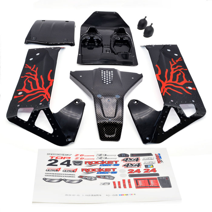 ZD Racing Body shell  Schwarz