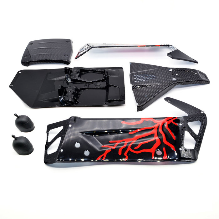 ZD Racing Body shell  Schwarz