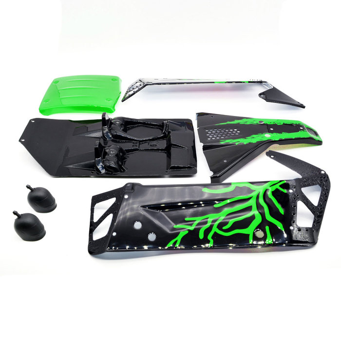 ZD Racing Body shell  Grün