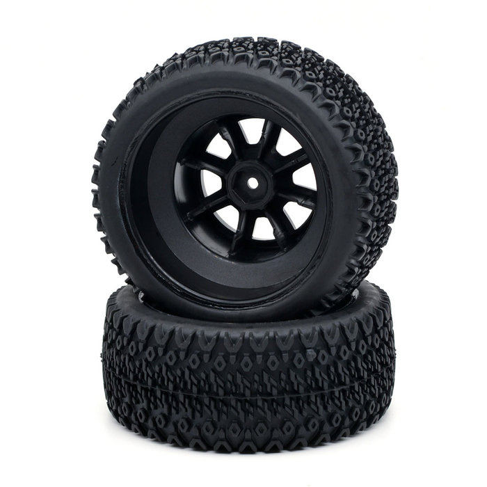 ZD Racing Wheel & tire set red (110 x 45 mm)