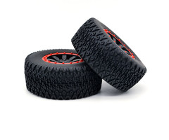 ZD Racing Wielen & banden set oranje (110 x 45 mm)