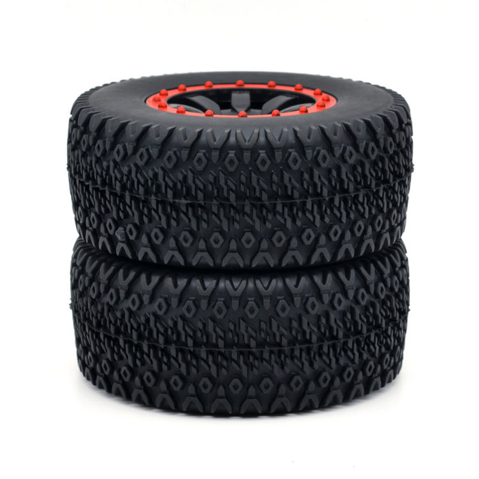 ZD Racing Räder & Reifensatz orange (110 x 45 mm)