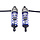 Front shock set (silver)