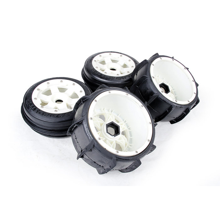 RovanSports Sand wheel set(4pcs/set) Sand Buster (170 x 60 + 170 x 80) with nylon wheels and beadlocks in various colors
