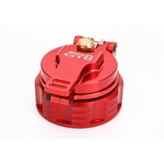 GTBRacing New type CNC aluminum fuel tank cap in the colors red, black, orange or silver