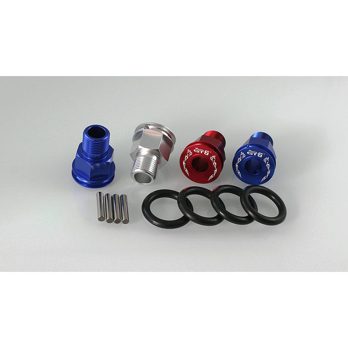 GTBRacing GTB Racing Losi 5ive T / Rovan LT  Axle Extenders include pins (4pcs.) in several colours