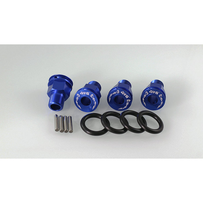 GTBRacing GTB Racing Losi 5ive T / Rovan LT  Axle Extenders include pins (4pcs.) in several colours
