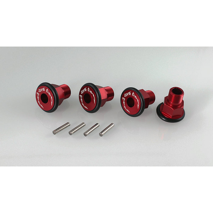 GTBRacing GTB Racing Losi 5ive T / Rovan LT  Axle Extenders include pins (4pcs.) in several colours