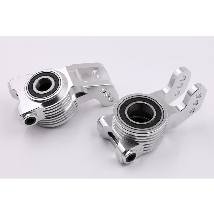 GTBRacing GTB Racing CNC alu Large Bearing Metal Rear Wheel C Seat in silver or blue (set of 2)