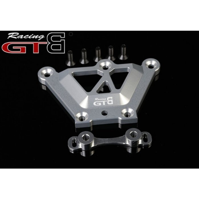 GTBRacing FID Racing Losi 5ive T / Rovan LT steering upper cover set top chassis bracket in silver or red