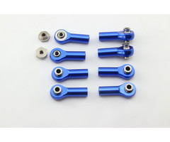 GTBRacing GTBRacing Alu CNC Front Rod Ball Kid in silber oder blau (8 Stk inkl. Schraubensatz)