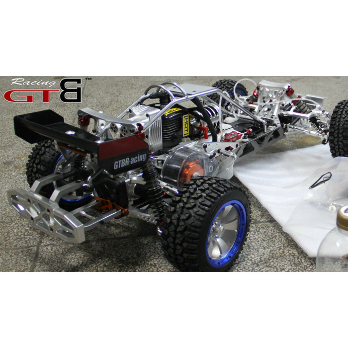 GTBRacing GTB Racing CNCN Alloy rear bumper set / achterbumper set in zilver of oranje