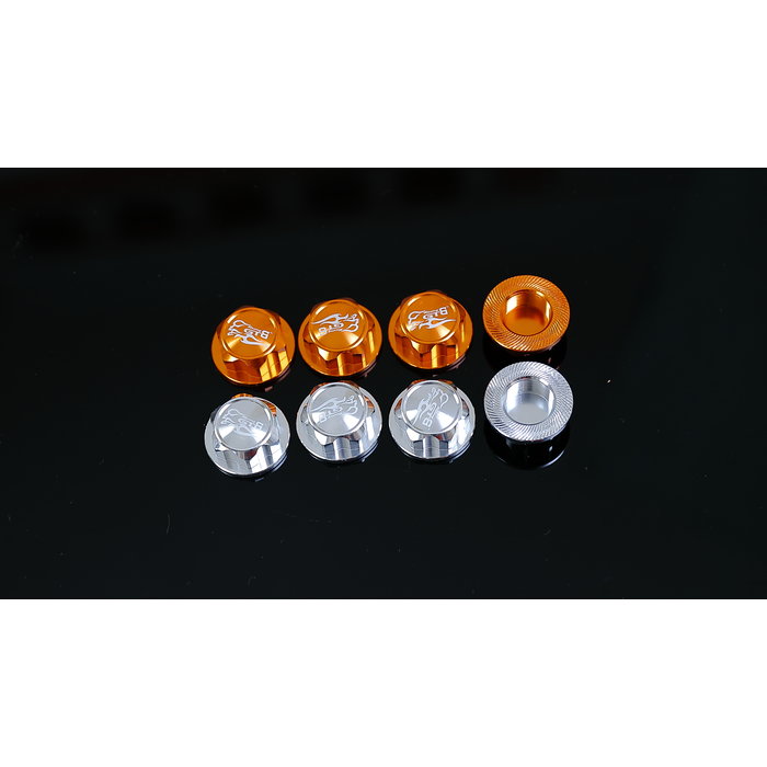 GTBRacing GTB Racing CNC Alloy hub nut (4pcs)  / CNC Alloy wielmoeren (zonder GTB logo)