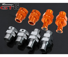 GTBRacing GTBRacing Extended front en rear hex hub (4pcs) in silver or orange / Spurverbreiterungen / Radnaben