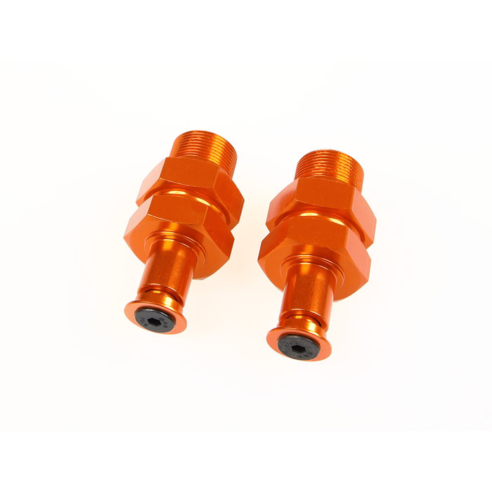 GTBRacing GTBRacing Extended front en rear hex hub (4pcs) in silver or orange