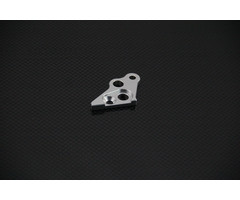 GTBRacing Engine mount left (thickness 5mm) / Motorsteun links in zilver of oranje