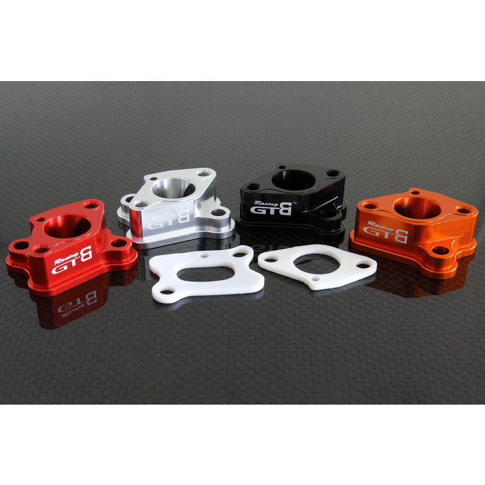 GTBRacing GTB Racing CNC aluminium inlaatspruitstuk inclusief twee teflon pakkingen in verschillende kleuren