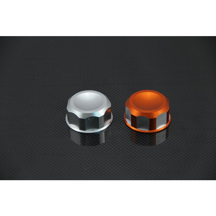 GTBRacing Alloy Fuel Tank Cap for Baja in silver or orange