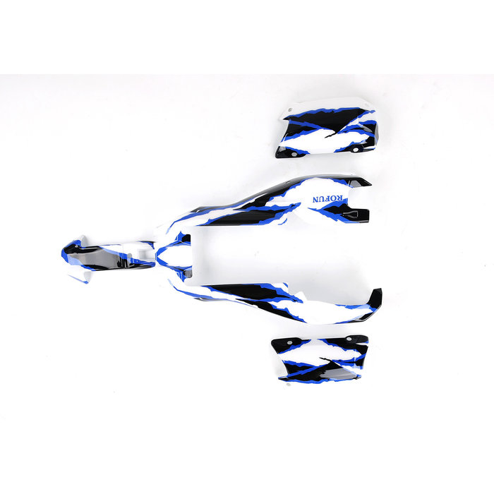 EQ6 car shell assembly 1:6 (red and white or blue and white)
