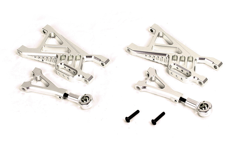 Rear suspension arm kit alu (complete) /Hinterachslenkersatz Alu (komp 
