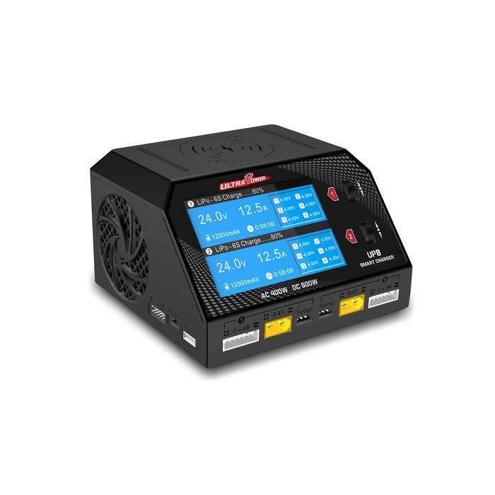 UltraPower 600W 10A Smart Dual Channel AC/DC Charger