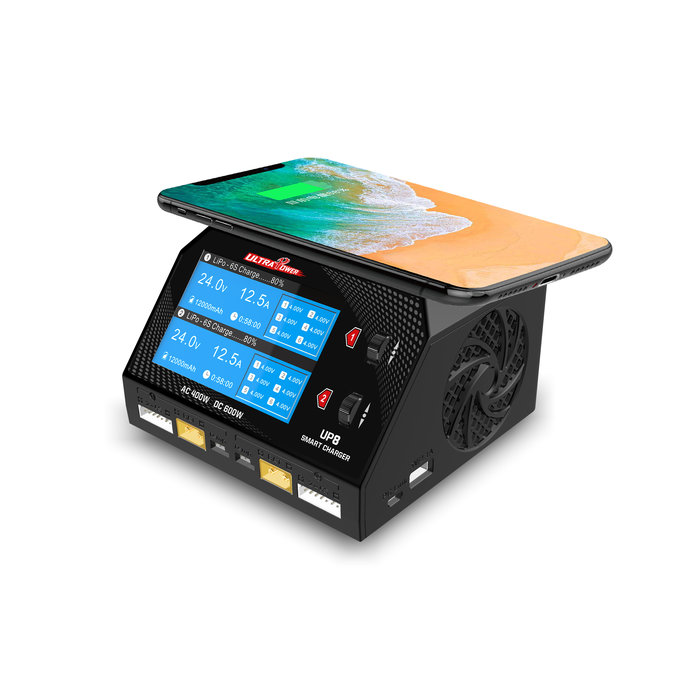 UltraPower 600W 10A Smart Dual Channel AC/DC Charger