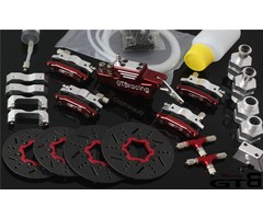 GTBRacing GTB 4 wheel hydraulic brake set / 4-wiel hydraulische remset