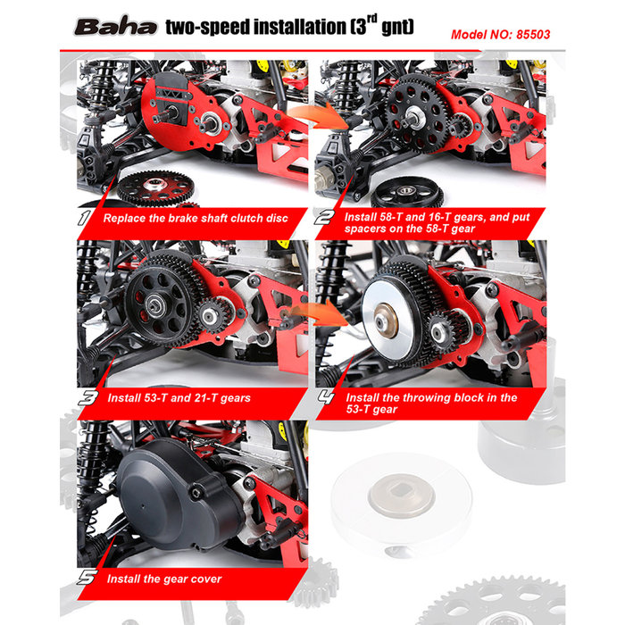 BAHA 3rd generation two speed kit