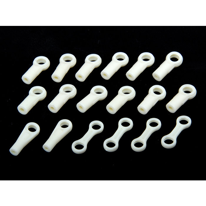 RovanLosi Rovan LT / Losi 5ive-T hoge sterkte nylon kogelarmpjes kit (in de kleuren wit, rood of groen)