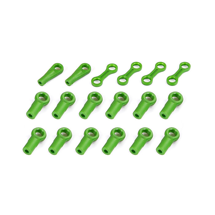 RovanLosi Rovan LT / Losi 5ive-T hoge sterkte nylon kogelarmpjes kit (in de kleuren wit, rood of groen)